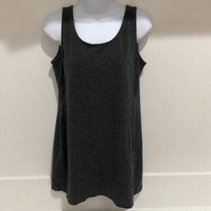 Soma Extra-long Gray Tank Top Size Large